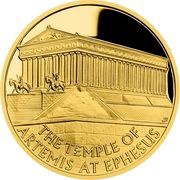 5 Dollars - Elizabeth II The Temple of Artemis at Ephesus, Niue, 2022 reverse image