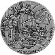 5 Dollars - Elizabeth II Zhang Guolao obverse image