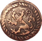 2 Mites "Courte" - Charles V reverse image