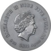 5 Dollars - Elizabeth II Green Mamba obverse image