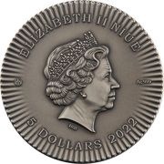 5 Dollars - Elizabeth II Isis obverse image