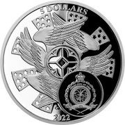 5 Dollars - Charles III Archangel Uriel obverse image