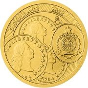 5 Dollars - Charles III Thaler obverse image
