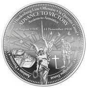 5 Dollars - Charles III Advance to Victory, Niue, 2023 reverse image