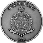5 Dollars - Charles III Bee obverse image