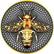 5 Dollars - Charles III Bee, Niue, 2023 reverse image