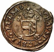 1 Denier - Albert and Isabella reverse image