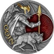 5 Dollars - Charles III Odin, Niue, 2023 reverse image