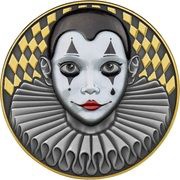 5 Dollars - Charles III Pierrot, Niue, 2023 reverse image