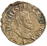 4 Mites "Double Courte" - Philip II obverse image