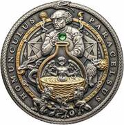 5 Dollars - Charles III Homunculus Paracelsus, Niue, 2023 reverse image