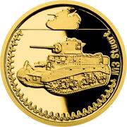 5 Dollars - Charles III PzKpfw V Panther, Niue, 2023 reverse image