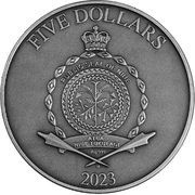 5 Dollars - Charles III Germanic Peoples obverse image