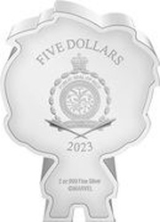 5 Dollars - Charles III The Incredible Hulk obverse image