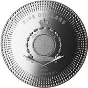 5 Dollars - Charles III Africa: Kilimanjaro obverse image