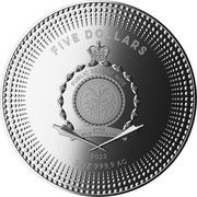 5 Dollars - Charles III Asia: Mount Everest obverse image