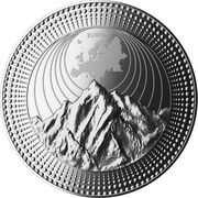 5 Dollars - Charles III Europe: Mont Blanc, Niue, 2023 reverse image