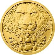 5 Dollars - Charles III Czech Lion, Niue, 2023 reverse image