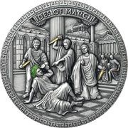 5 Dollars - Charles III Ides of March, Niue, 2023 reverse image