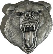 5 Dollars - Charles III Grizzly Bear, Niue, 2023 reverse image