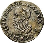½ Liard "Gigot" - Philip II Maastricht obverse image