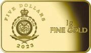 5 Dollars - Charles III Western capercaillie obverse image