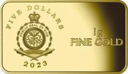 5 Dollars - Charles III Whooper swan obverse image