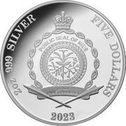 5 Dollars - Charles III Meteorite obverse image
