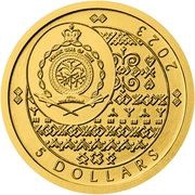 5 Dollars - Charles III Golden Eagle obverse image