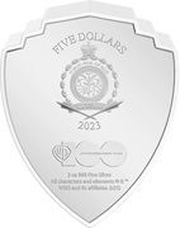 5 Dollars - Charles III The Wizard of Oz obverse image