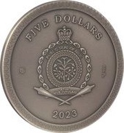 5 Dollars - Charles III Pompeii obverse image