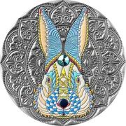 5 Dollars - Charles III Rabbit, Niue, 2023 reverse image