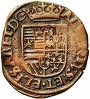 ½ Liard "Gigot" - Albert and Isabella 's-Hertegenbosch obverse image