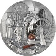 5 Dollars - Charles III Inquisition, Niue, 2023 reverse image