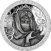 5 Dollars - Charles III Scheherazade, Niue, 2023 reverse image
