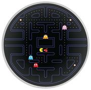 5 Dollars - Charles III Pac-Man Maze, Niue, 2023 reverse image