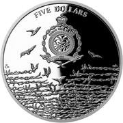 5 Dollars - Charles III Emigration of 1968 obverse image