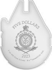 5 Dollars - Charles III Millennium Falcon obverse image