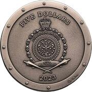 5 Dollars - Charles III Metal Wolf obverse image