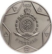5 Dollars - Charles III Earth obverse image