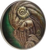 5 Dollars - Charles III Earth, Niue, 2023 reverse image