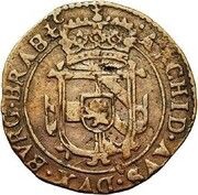 ½ Liard "Gigot" - Charles II Early type, Belgium, 1681-1688 reverse image