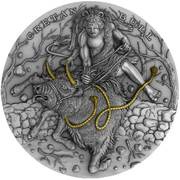 5 Dollars - Charles III Cretan Bull, Niue, 2023 reverse image