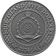 5 Dollars - Charles III Pearl and Dragon obverse image