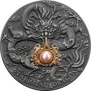 5 Dollars - Charles III Pearl and Dragon, Niue, 2024 reverse image