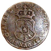 ½ Liard "Gigot" - Charles II Late type reverse image