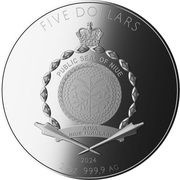 5 Dollars - Charles III Phoenix & Dragon obverse image