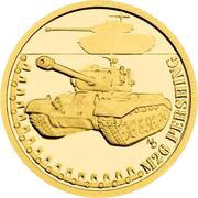 5 Dollars - Charles III M26 Pershing, Niue, 2024 reverse image
