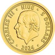 5 Dollars - Charles III Czech Lion obverse image