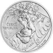 5 Dollars - Charles III Czech Lion, Niue, 2024 reverse image